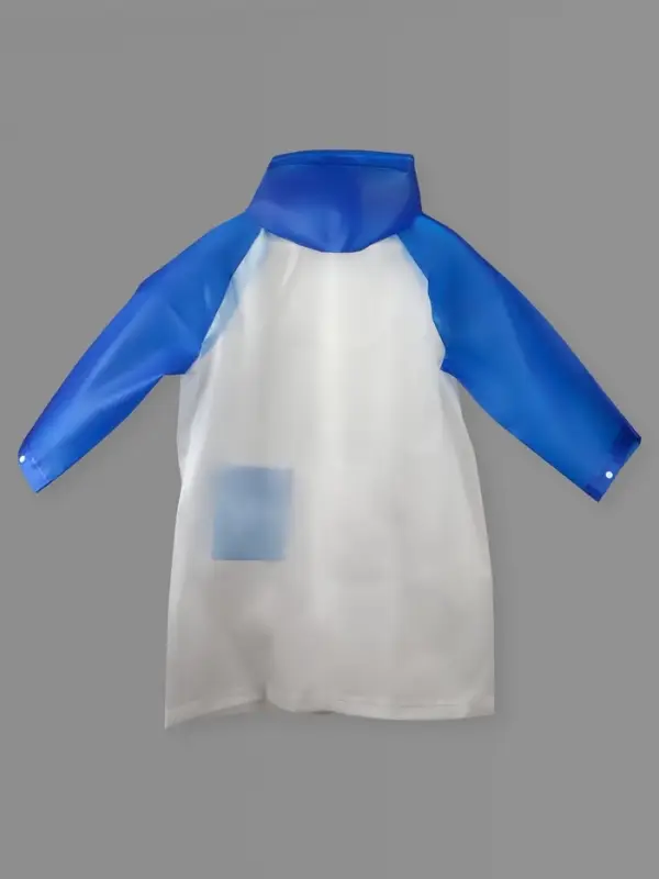 Дождевик детский &laquo;Гуляем под дождём&raquo;, рост 116-134 см, ЭВА 85 г, голубой