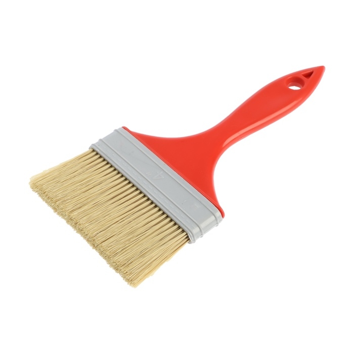 Кисть плоская ЛОМ промо, искусственная щетина, пластиковая рукоятка, 4 Кисть плоская ЛОМ промо, искусственная щетина, пластиковая рукоятка, 4", 100 мм