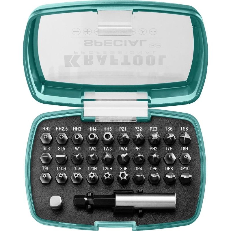 Набор бит специальных KRAFTOOL&nbsp; SPECIAL-32 предмета, Cr-Mo (2610-H32)