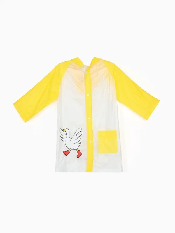 Дождевик детский &laquo;Гусь&raquo;, размер M, рост 110-120 см