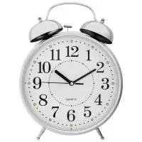 Часы - будильник настольные &laquo;Классика&raquo;, с подвесом, дискретный ход, d=20 см, 30&times;23 см, 2АА