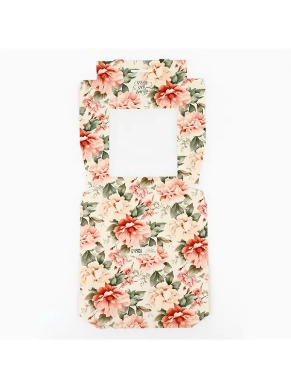 Коробка складная &laquo;Нежность&raquo;, 20&times;20&times;4 см