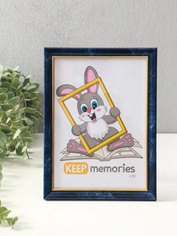 Фоторамка для фото 15&times;21 см Keep memories &laquo;Офис&raquo;, бирюза, (пластик)