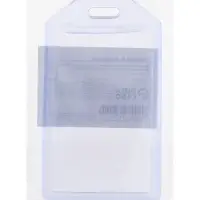 Бейдж - карман силиконовый, вертикальный, 54&times;90 мм