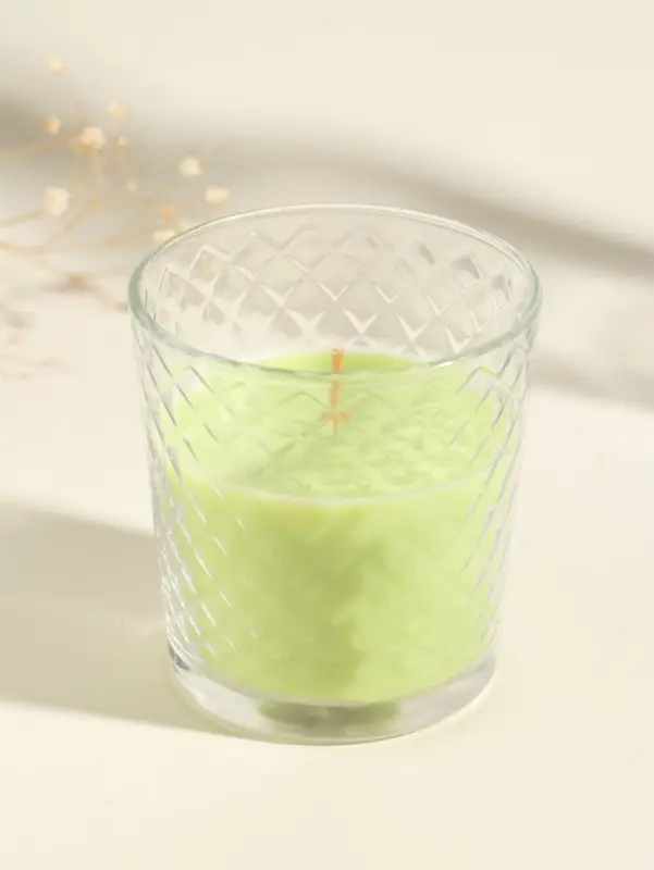 Ароматическая свеча в стакане &laquo;Лайм и мята&raquo;, 8&times;8.5 см, 30 ч