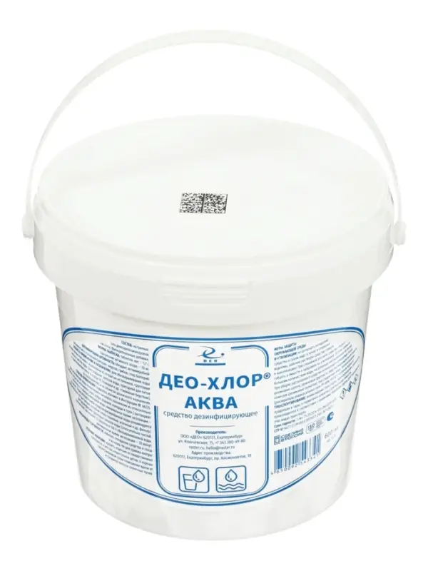 Дезинфицирующее средство Део-Хлор АКВА, 600 таблеток по 1.7 г