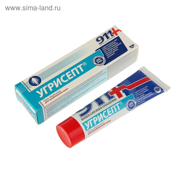 Гель для лица 911  Гель для лица 911 "Угрисепт" при угревой сыпи, 100 мл