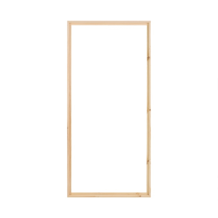 Дверной блок для бани, 170×80см, из сосны, на клиньях, массив Дверной блок для бани, 170×80см, из сосны, на клиньях, массив