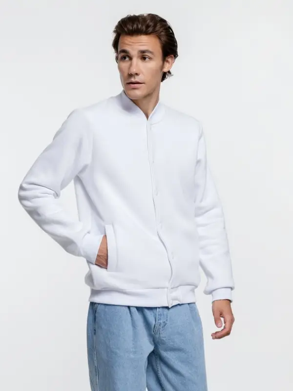 Бомбер Graduate, белый, размер S