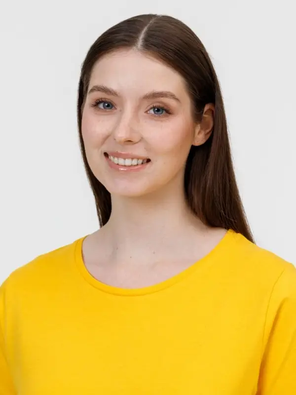 Футболка E190 женская белая, размер XXL