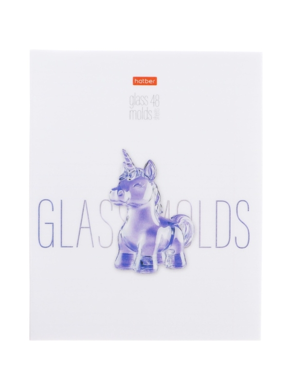 Тетрадь 48л лин "Glass molds", пласт обл с печатью, бл офсет 60-65г/м&sup2;, 5В МИКС