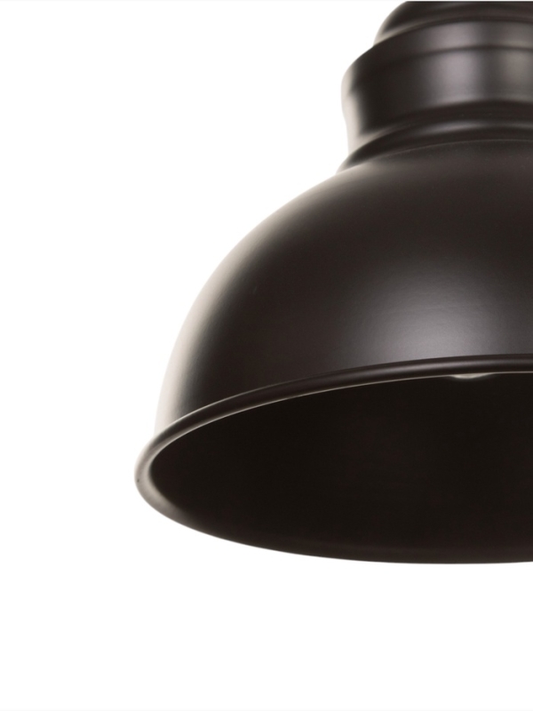 Светильник Paul 1х40Вт Е27 пр-1м черный 20х20х17,5см