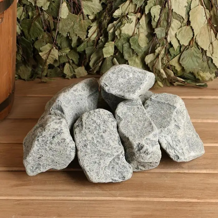 Камни для бани &laquo;Порфирит&raquo;, 20 кг, галтованные, фракция 7-12 см