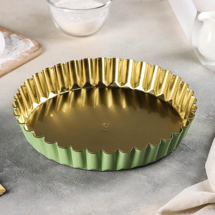 Форма для выпечки торта «Солнце», d=27,5 см , h=5,5 см, антипригарное покрытие, цвет МИКС