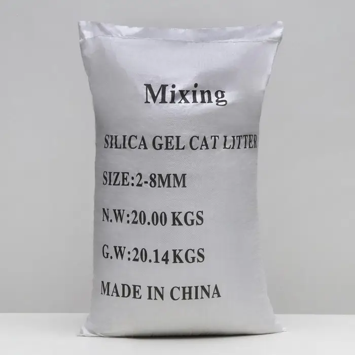 Наполнитель силикагелевый, кристаллы, цветной микс 20 кг (1 л/0.4 кг)