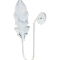 Крючок для штор CAPPIO KS041, цвет белый с золотом, набор 2 шт Крючок для штор CAPPIO KS041, цвет белый с золотом, набор 2 шт