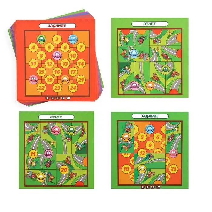 Магнитная игра-головоломка «Парковка», 6+ Магнитная игра-головоломка «Парковка», 6+