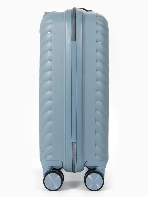 Чемодан на съёмных колёсах, 18", кодовый замок, 33&times;16&times;49 см, голубой
