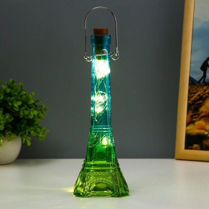 Ночник Ночник "Эйфелева башня" LED от батареек 3хLR44 8х8х25 см RISALUX