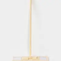 Швабра &laquo;Пастель&raquo;, плоская, окрашенный телескопический черенок, микрофибра, 43&times;14&times;124 см