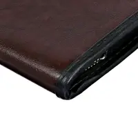 Папка деловая Calligrata &laquo;Люкс&raquo;, искусственная кожа, 360&times;260&times;30 мм, металлический прижим, коричневая