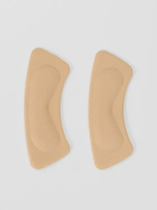 Пяткоудерживатели для обуви, на клеевой основе, 10&times;3.5 см, пара, бежевые