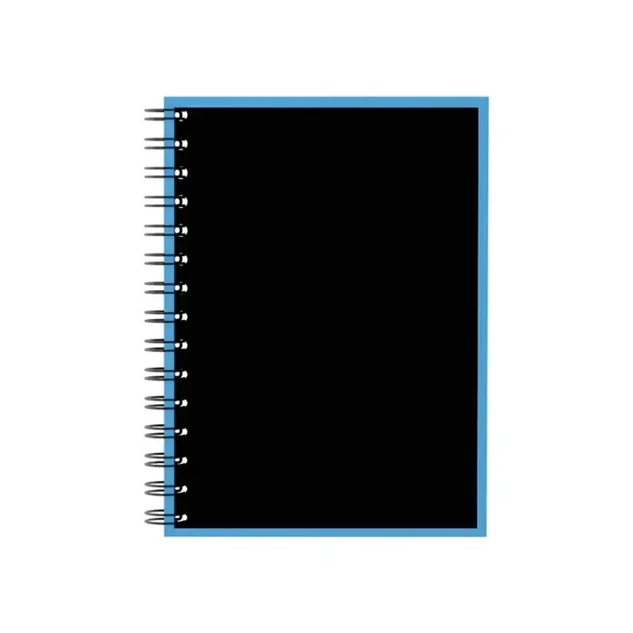 Тетрадь на спирали ErichKrause. Accent А5, 120 листов, в клетку, глянцевая ламинация, льняное тиснение, блок офсет, белизна 100%, МИКС