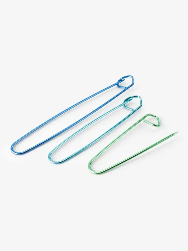 Набор вспомогательных булавок для вязания, 3 шт., 9/11.5/15 см, МИКС