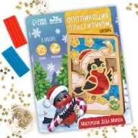 Картина пластилином &laquo;Новый год! Снегирь&raquo;, набор для творчества