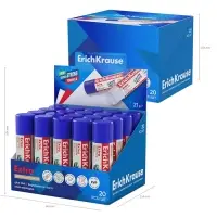 Клей-карандаш, ErichKrause Extra, PVP, усиленная формула, 21 г