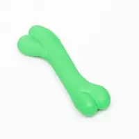 Жевательная игрушка для собак &laquo;Косточка классическая&raquo;, 12.3 см, TPR, зелёная