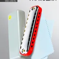 Губная гармошка Music Life T10-1 C RED COMB диатоническая, 10 отверстий, с футляром, красная