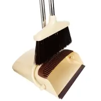 VETTA Набор щетка+совок, пластик, железо, ПВХ, 2 ручки, 92x24см/85x26,5см