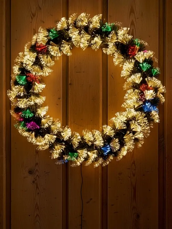 Хвойная гирлянда светодиодная &laquo;Вспышки&raquo; 200 см, автопереключение