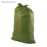 Мешок полипропиленовый 90×130 см, для строительного мусора, зеленый, 70 кг