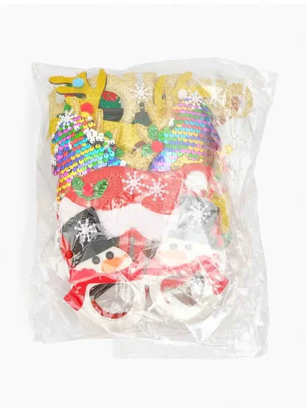 Карнавальные очки «Новогодние» набор 12 штук