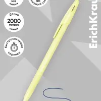 Ручка шариковая ErichKrause R=301 Pastel Stick, узел 0.7 мм, синяя, МИКС