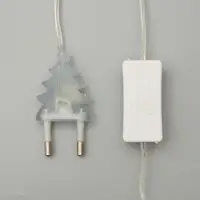Гирлянда &laquo;Нить&raquo; 1.2 м, IP20, прозрачная нить, 12 LED, свечение мульти, фиксинг, 220 В