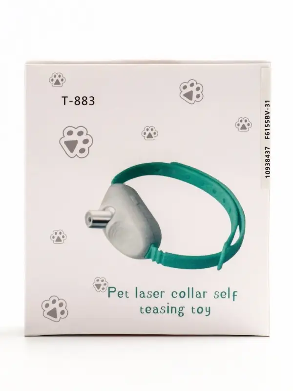 Ошейник-лазер для кошек, USB, зелёный