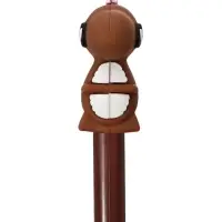 Ручка-прикол &laquo;Динозавр&raquo;, гелевая, коричневый