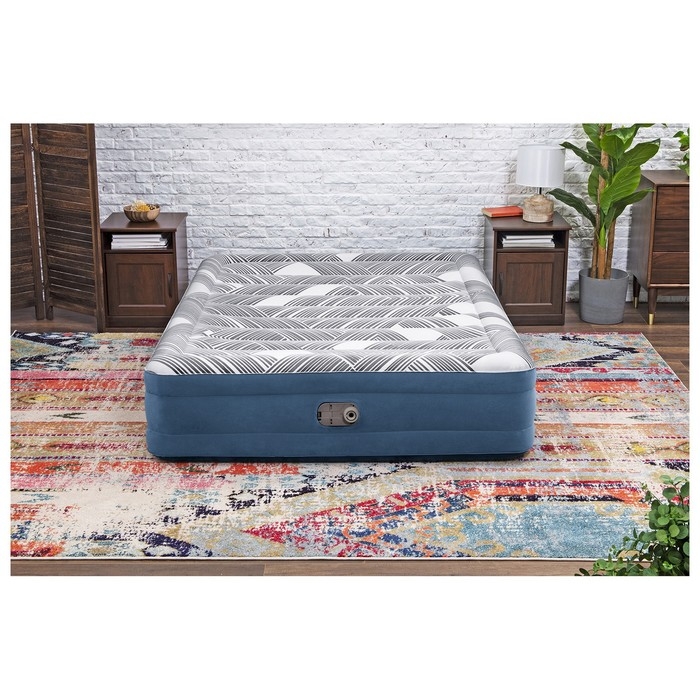 Кровать надувная Queen 203 х 152 х 36 см со встроенным электронасосом  6712Y   929862 Кровать надувная Queen 203 х 152 х 36 см со встроенным электронасосом  6712Y   929862