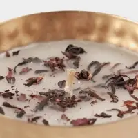 Ароматическая свеча в чаше, 200 г, парафин, hibiscus