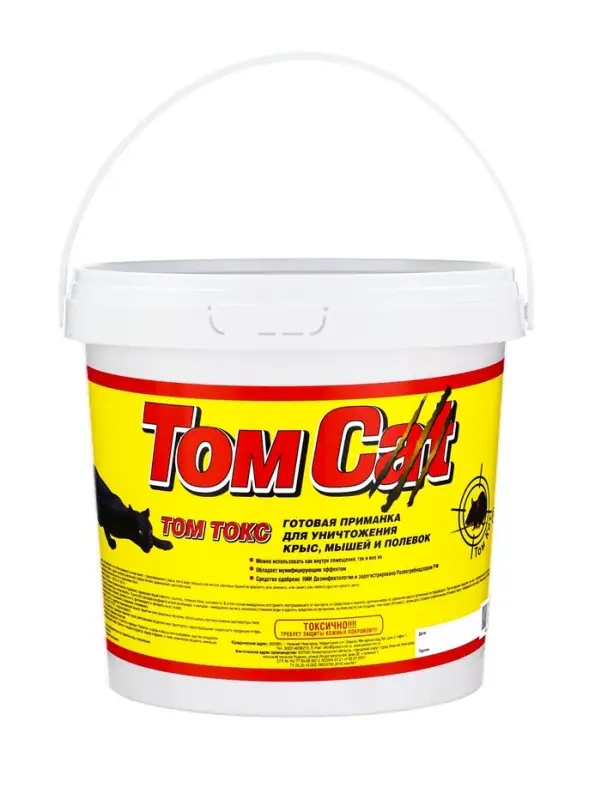 Тесто-брикеты том токс &laquo;ТОМ КОТ&raquo; в таблетках, ведро, классические, 1 кг