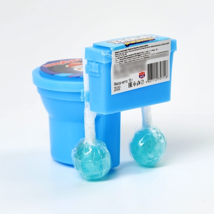 Леденцы с пудрой &laquo;Белый конь для моего рыцаря&raquo; унитаз, 15 г.