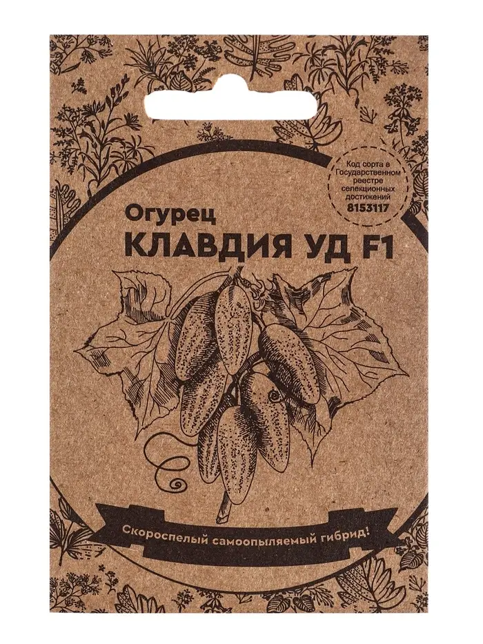 Семена Огурец "Клавдия", F1, 8 шт Семена Огурец "Клавдия", F1, 8 шт