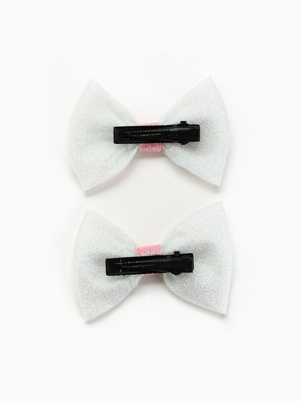 Бант для волос 2 шт, крабики «Милашке», 8 х 12,5 см Бант для волос 2 шт, крабики «Милашке», 8 х 12,5 см