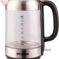 Чайник HYK-G4034 1,8л 2200Вт черный (стекло)