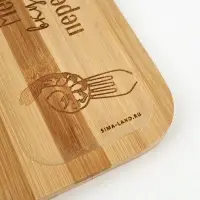 Менажница прямоугольная «Вилочки», бамбук Менажница прямоугольная «Вилочки», бамбук