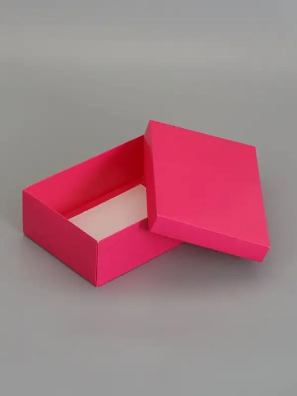 Коробка складная, крышка-дно, розовая Барби, 24 х 17 х 8 см