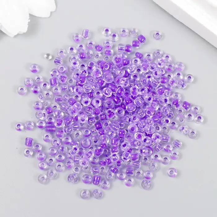 Бисер  Бисер "Zlatka" 08/0, 3 мм, 10 г 0135B сиреневый
